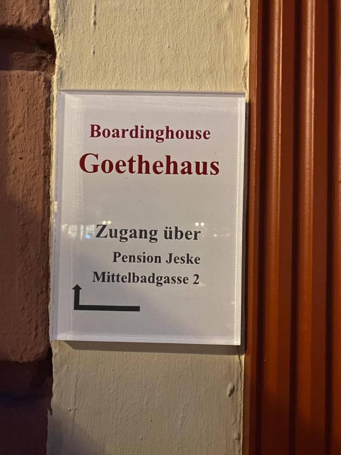Boardinghouse Goethehaus Apartment Heidelberg Exterior foto